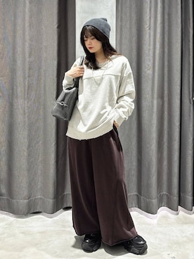 「アイテム（スウェット）」を使った、82omochi73さん（レディース・158cm・20代）の秋コーディネート