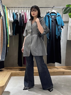 「PAGEBOY（ページボーイ）のアイテム（ジャケット/アウター）」を使った、82omochi73さん（レディース・158cm）の春コーディネート