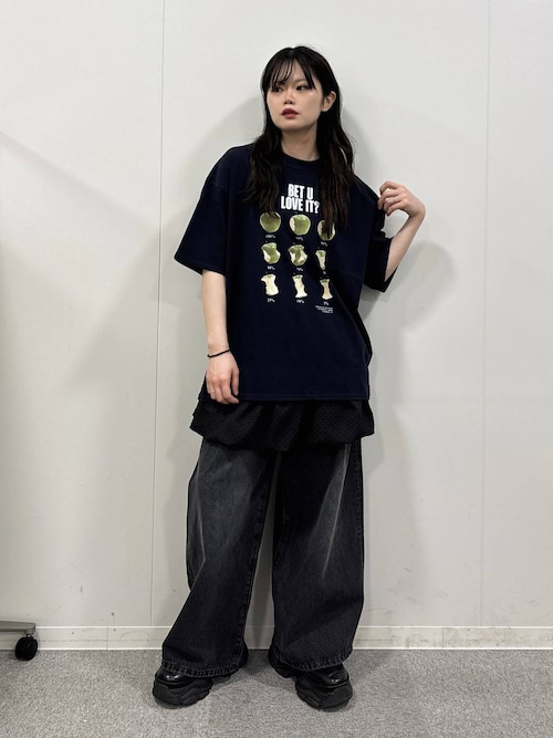 WEB限定サイズあり>タックデニムパンツ（デニムパンツ