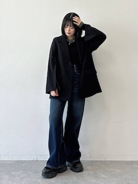 82omochi73さん（レディース・158cm）の冬コーディネート