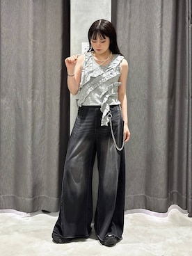 「アイテム（タンクトップ）」を使った、82omochi73さん（レディース・158cm・20代）の夏コーディネート