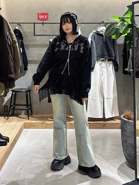 82omochi73さん（レディース・158cm）の冬コーディネート