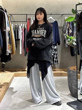 「アイテム（チュニック）」を使った、82omochi73さん（レディース・158cm）の秋コーディネート