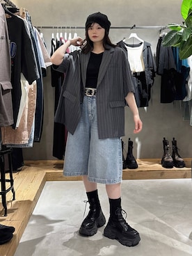 82omochi73さん（レディース・158cm）の春コーディネート