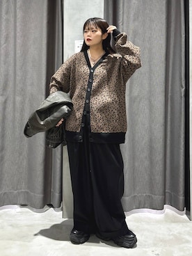 「PBLIM（ページボーイリム）のアイテム（スラックス）」を使った、82omochi73さん（レディース・158cm）の秋コーディネート