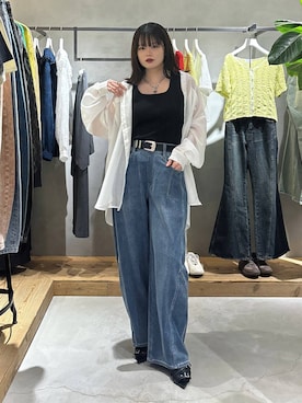 「PAGEBOY（ページボーイ）のアイテム（パンツ）」を使った、82omochi73さん（レディース・158cm）の春コーディネート