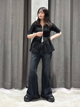 「PAGEBOY（ページボーイ）のアイテム」を使った、82omochi73さん（レディース・158cm）の夏コーディネート