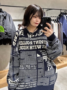 「PBLIM（ページボーイリム）のアイテム」を使った、82omochi73さん（レディース・158cm）の冬コーディネート