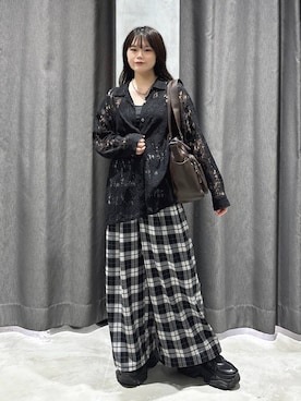「PAGEBOY（ページボーイ）のアイテム」を使った、82omochi73さん（レディース・158cm）の秋コーディネート