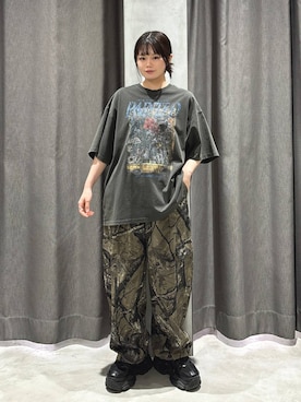 「アイテム（カーゴパンツ）」を使った、82omochi73さん（レディース・158cm・20代）の夏コーディネート