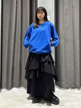 「PBLIM（ページボーイリム）のアイテム（Tシャツ/カットソー）」を使った、82omochi73さん（レディース・158cm）の秋コーディネート