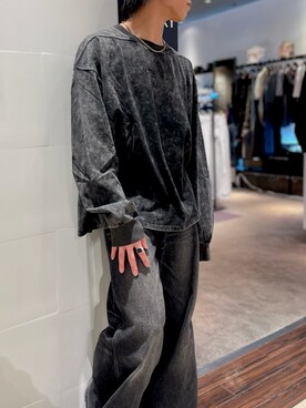 「ANDRAP（アンドラップ）のアイテム（Tシャツ/カットソー）」を使った、shizumaさん（メンズ・174cm）の春コーディネート