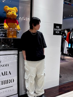 「ANDRAP（アンドラップ）のアイテム（Tシャツ/カットソー）」を使った、shizumaさん（メンズ・174cm）の春コーディネート