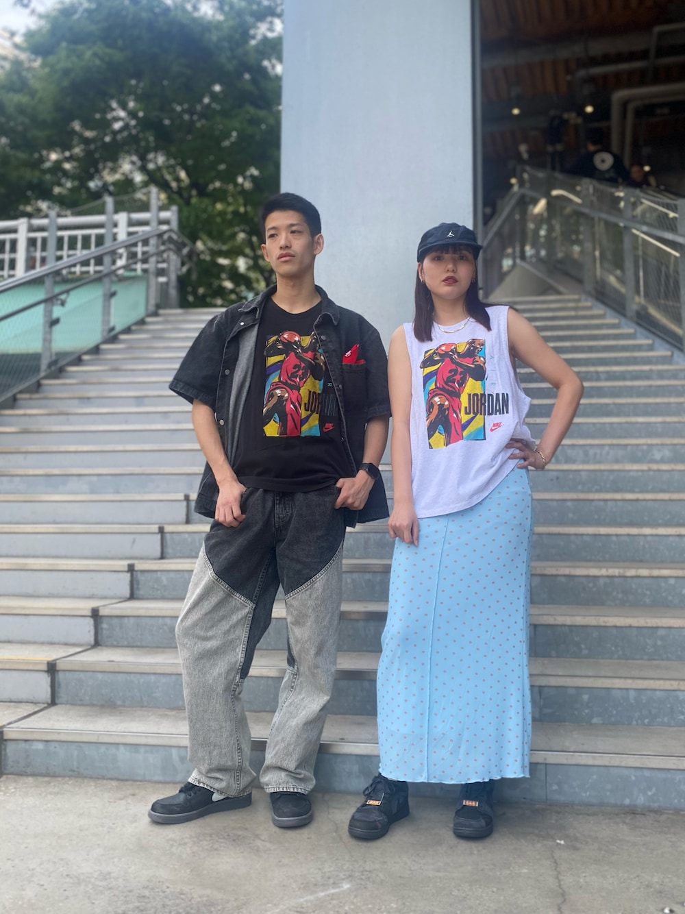Jordan レッド タンクトップ Tシャツ 重ね着 Jordan レッド タンクトップ Tシャツ 重ね着