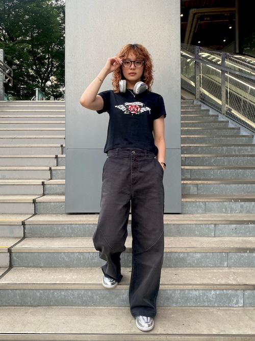ジョーダン フライト ウィメンズ スリムフィット グラフィック Tシャツ / Jordan Flight Women's Slim-Fit Graphic T-Shirt HV0219-010 Black