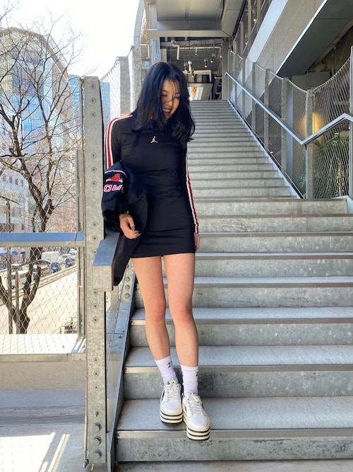JORDAN BRANDのワンピース/ドレスを使ったコーディネート(ZOZOTOWN