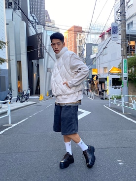 「アイテム（その他トップス）」を使った、World of Flight さん（メンズ・173cm）の秋コーディネート