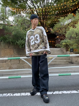 「アイテム（ジャージ）」を使った、World of Flight さん（メンズ・173cm）の秋コーディネート