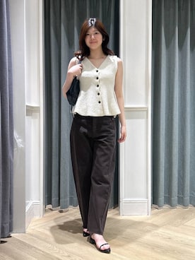「SNAP_apart by lowrys」｜hinariさん（レディース・167cm）の夏コーディネート