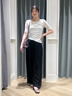 「SNAP_apart by lowrys」｜hinariさん（レディース・167cm）の夏コーディネート