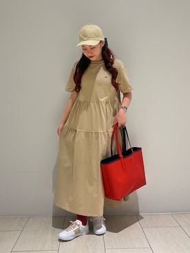 「アイテム（財布/小物）」を使った、YAMAGUCHIさん（レディース・154cm）の夏コーディネート