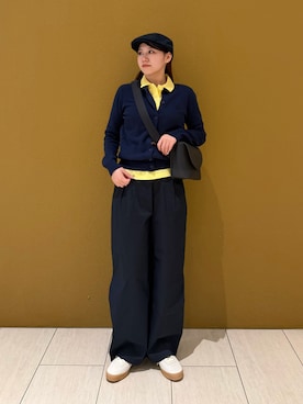 「LACOSTE（ラコステ）のアイテム（バッグ）」を使った、YAMAGUCHIさん（レディース・154cm）の春コーディネート