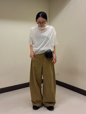 「KBF（ケイビーエフ）のアイテム」を使った、てらさん（レディース・153cm）の夏コーディネート