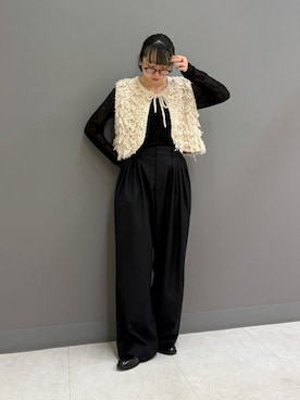 「アイテム（イヤリング）」を使った、てらさん（レディース・153cm）の夏コーディネート