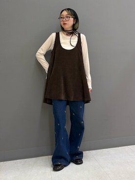 「チョーカー」｜てらさん（レディース・153cm）の秋コーディネート