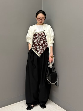 「KBF（ケイビーエフ）のアイテム（トップス）」を使った、てらさん（レディース・153cm）の春コーディネート