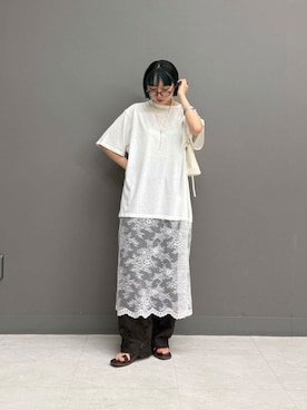 「バッグ」｜てらさん（レディース・153cm）の夏コーディネート