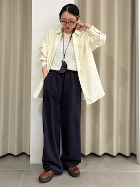 「KBF（ケイビーエフ）のアイテム」を使った、てらさん（レディース・153cm）の春コーディネート