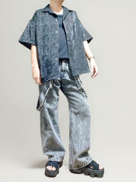 「ビンテージデニム」｜goshokuさん（メンズ・170cm）の夏コーディネート