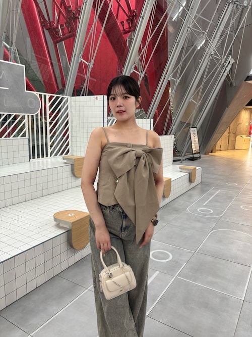 Chico オールインワン 「SALON by Chico」2wayリボンデザイン