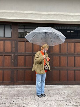 「SENSE OF PLACE by URBAN RESEARCH（センスオブプレイスバイアーバンリサーチ）のアイテム（ノーカラージャケット）」を使った、akiさん（レディース・150cm）の春コーディネート