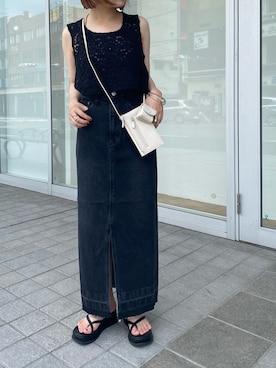 なかむらえりかさん（レディース・153cm）の夏コーディネート
