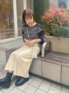 なかむらえりかさん（レディース・153cm）の秋コーディネート