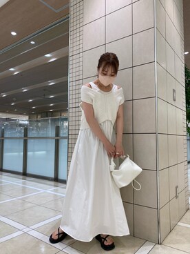なかむらえりかさん(レディース・153cm)の夏コーディネート