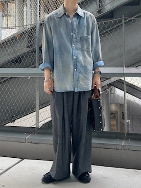 「アイテム（ハンドバッグ）」を使った、すとさん（メンズ・172cm）の秋コーディネート