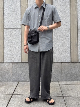 「アイテム（リング）」を使った、すとさん（メンズ・172cm）の夏コーディネート