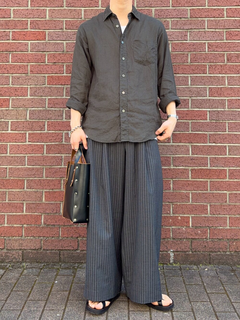 markaware（マーカウェア）の「HEMP SHIRTING STANDARD FIT SHIRT