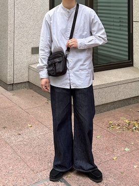 「Graphpaper（グラフペーパー）のアイテム」を使った、すとさん（メンズ・172cm）の春コーディネート