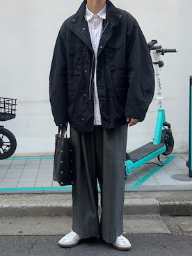 「アイテム（ハンドバッグ）」を使った、すとさん（メンズ・172cm・20代）の秋コーディネート