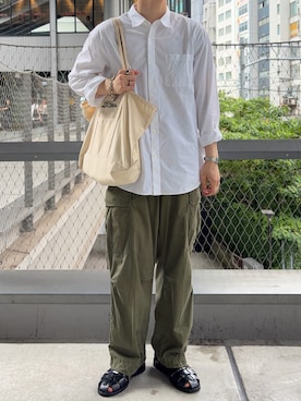 「L.L.Bean（エルエルビーン）のアイテム」を使った、すとさん（メンズ・172cm）の春コーディネート