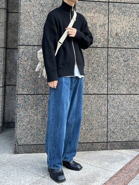 「LIDNM（リドム）のアイテム」を使った、すとさん（メンズ・172cm）の秋コーディネート