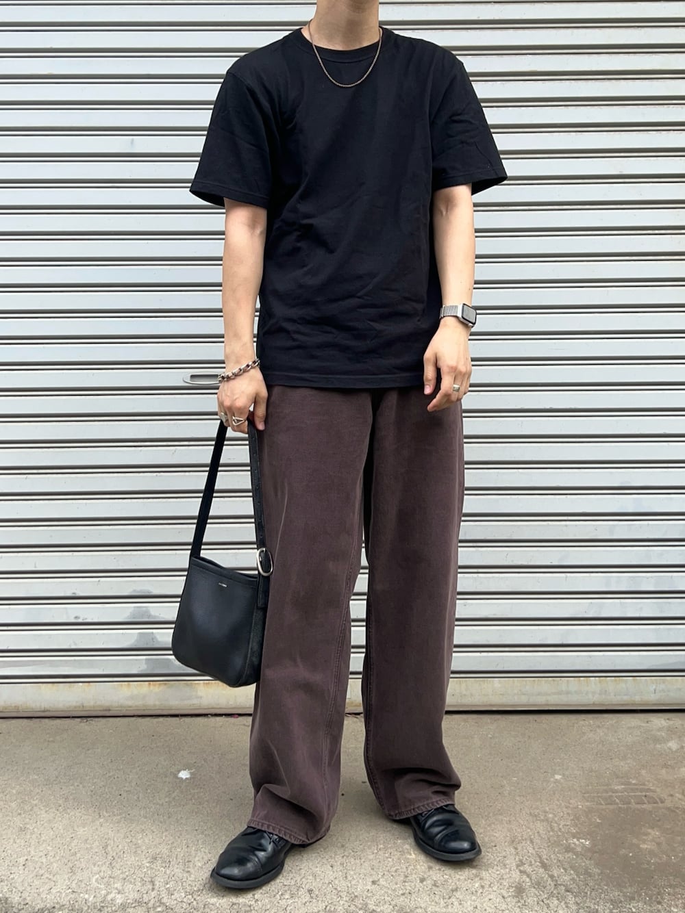 c-boy style 5点セット　AA9 ブラウンコーデ　デニム　古着 ブラウンミックスデニムパンツ | ファッション通販サイト NUGU