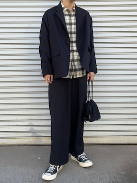 「アイテム（ジャケット/アウター）」を使った、すとさん（メンズ・172cm・20代）の秋コーディネート