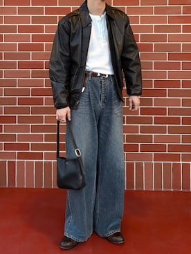 「Our Legacy（アワーレガシー）のアイテム」を使った、すとさん（メンズ・172cm）の春コーディネート