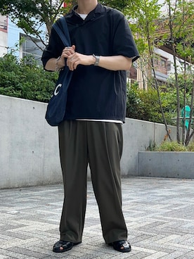 「LiNoH（リノー）のアイテム（アクセサリー）」を使った、すとさん（メンズ・172cm）の夏コーディネート