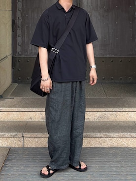 「TEATORA（テアトラ）のアイテム」を使った、すとさん（メンズ・172cm）の夏コーディネート